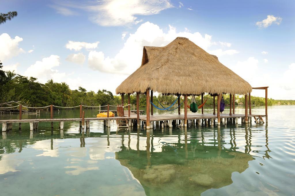 Hotel Rancho Encantado Bacalar Ngoại thất bức ảnh